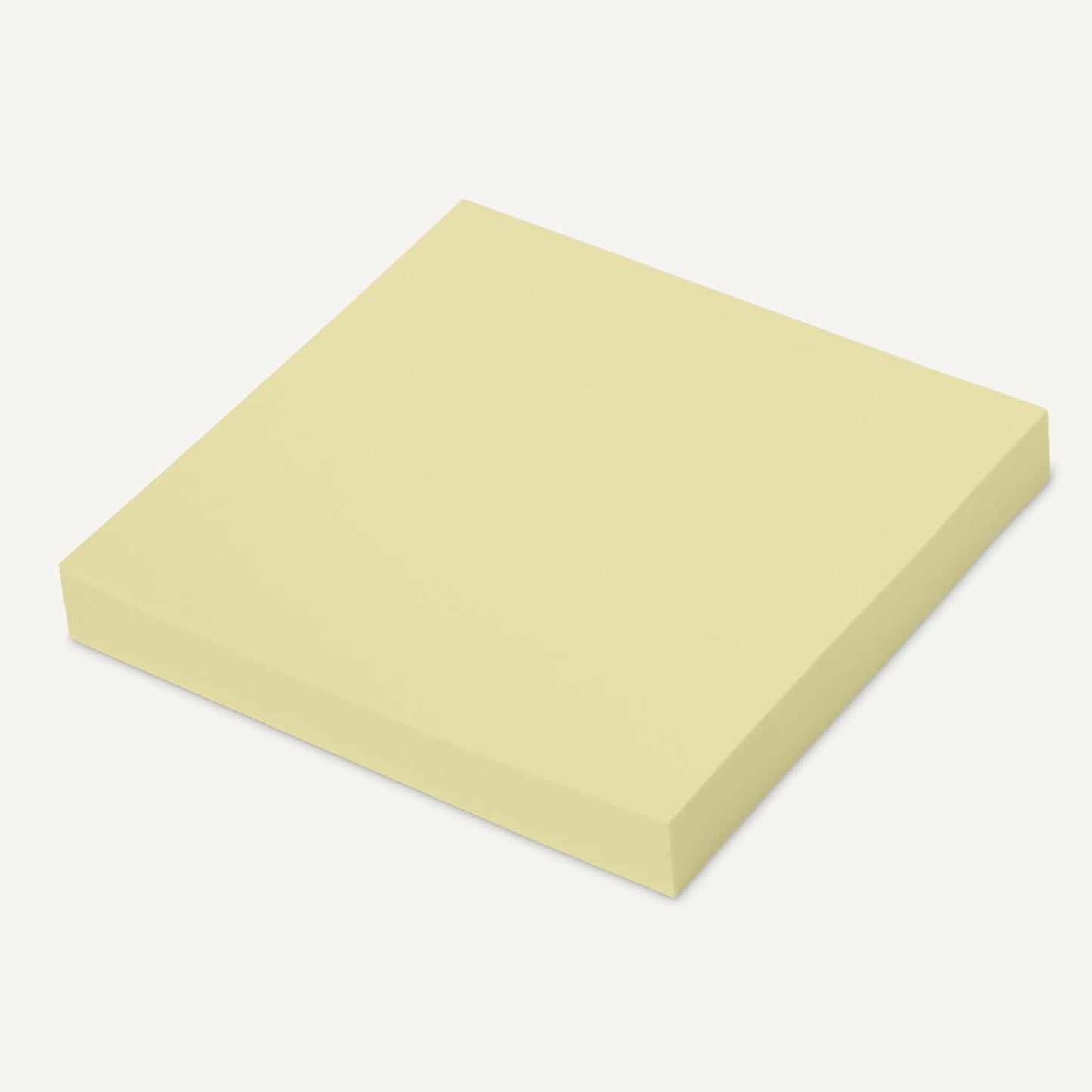 Amazon Basics Square Sticky Notes, Self-Stick Pads, Pack of 18, 3 x 3 inches, Yellow