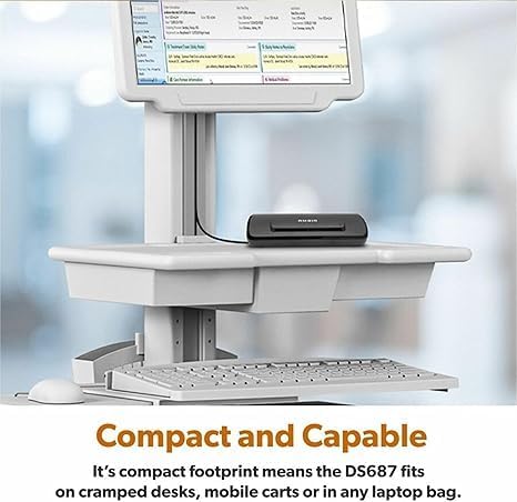 Ambir ImageScan Pro 687-AS Duplex Card Scanner for Windows PC