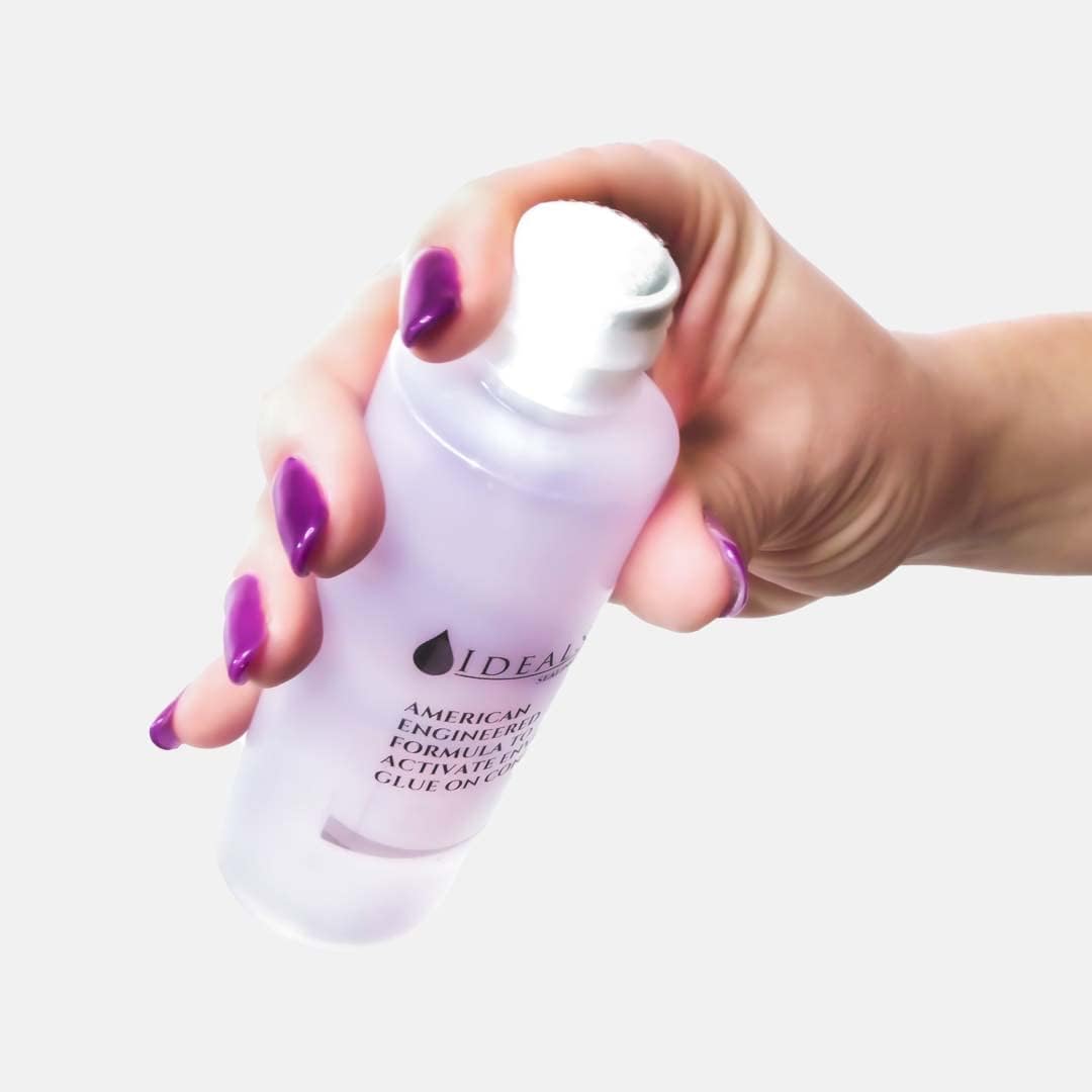 IDEALSEAL Envelope Moistener (120 ML) (3600 Envelpes) E-Z Seal Compatible 4 oz. Dabber Bottle of Sealing Solution PB Sealing Solution 601-7 Postage Stamp Envelope Seal (4 Bottles) (Purple)