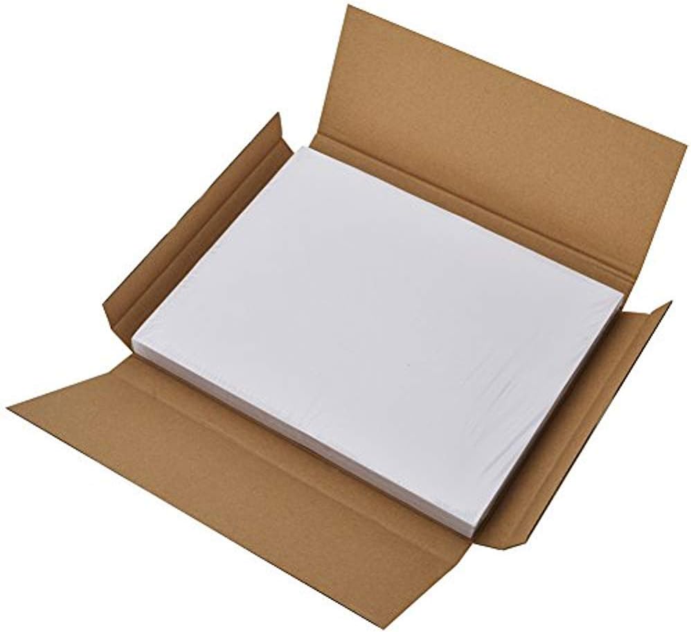 8.5" x 5.5" Half Sheet Self Adhesive Shipping Labels for Laser or Inkjet Printer (500 Labels)