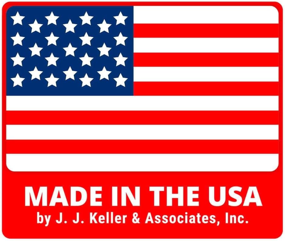 J. J. Keller 100-Pack, Record of Annual Inspection Form with Inspection Decal, 2-Ply Carbonless Form, DOT Compliant