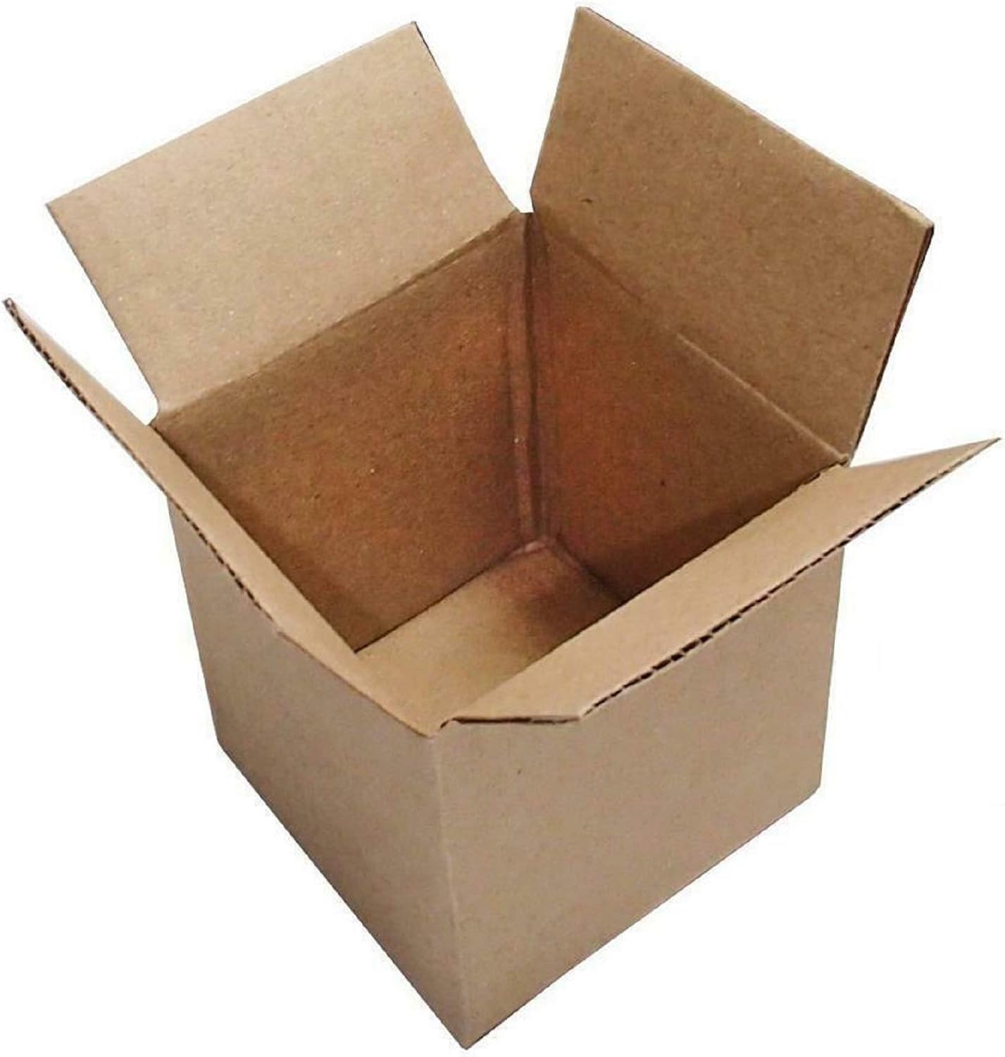4x4x4 Corrugated Cardboard Box 4" L x 4" W x 4" H, Kraft, for Shipping, Packing and Moving (Pack of 200)