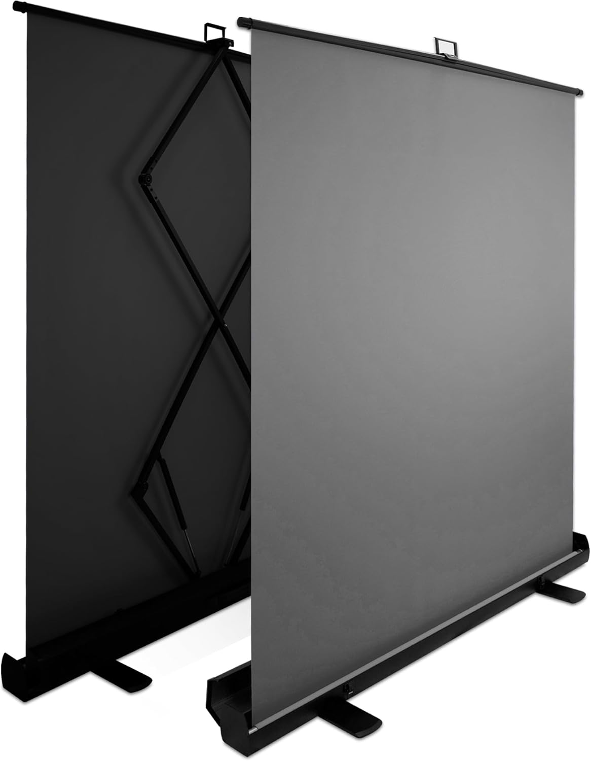 KHOMO GEAR 62-Inch Grey Screen Backdrop – Collapsible & Portable Photography Background for Streaming, Video Calls, Zoom & Studio – Wrinkle-Resistant, High-Density Fabric, Easy Setup