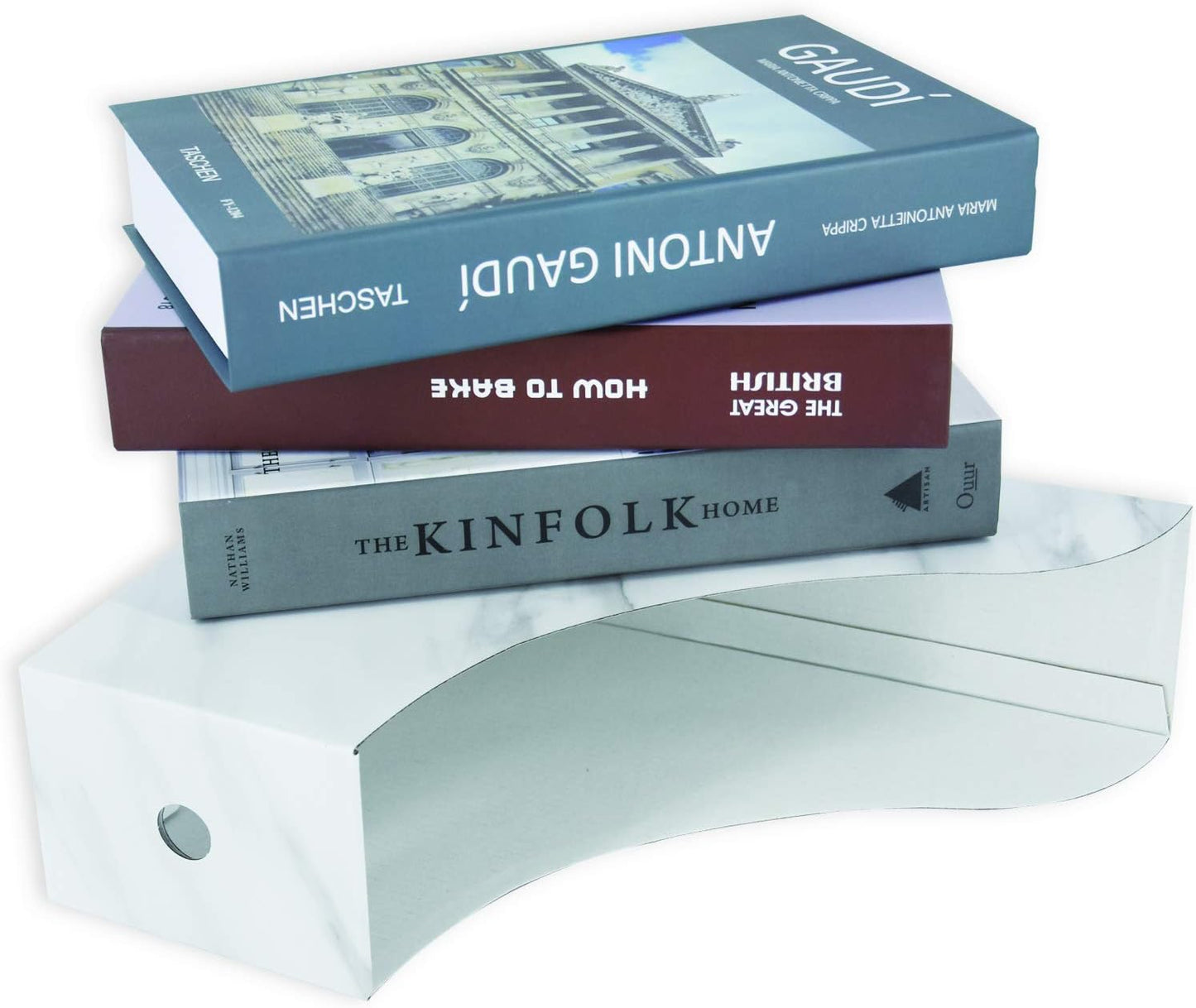 HUAPRINT Magazine Holder(6 Pack, Marbling Gray) Cardboard Magazine File Holder-Folder Holder,Magazine Organizer,Document Organizer,Magazine Storage Box,With Labels