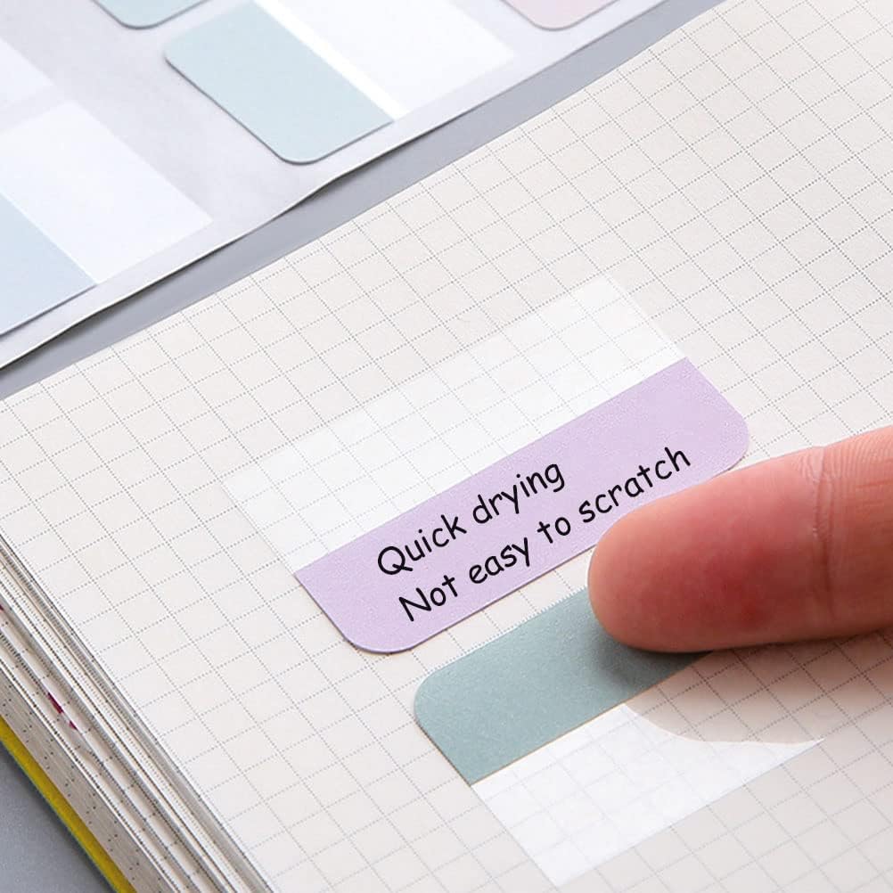 360 Pcs Sticky Index Tabs, Colored Book Sticky Tabs for Notebooks, Repositionable Page Tabs for Notebooks File Classification,12 Colors (1 Inch, 1.8×1 Inch)