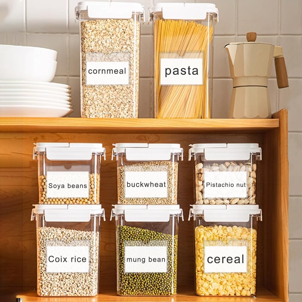 60 Pack Clear Self Adhesive Label Pockets, 4 x1 Inch Label Holders Index Card Pockets Card Holder Shelf Label Holder for Organizing