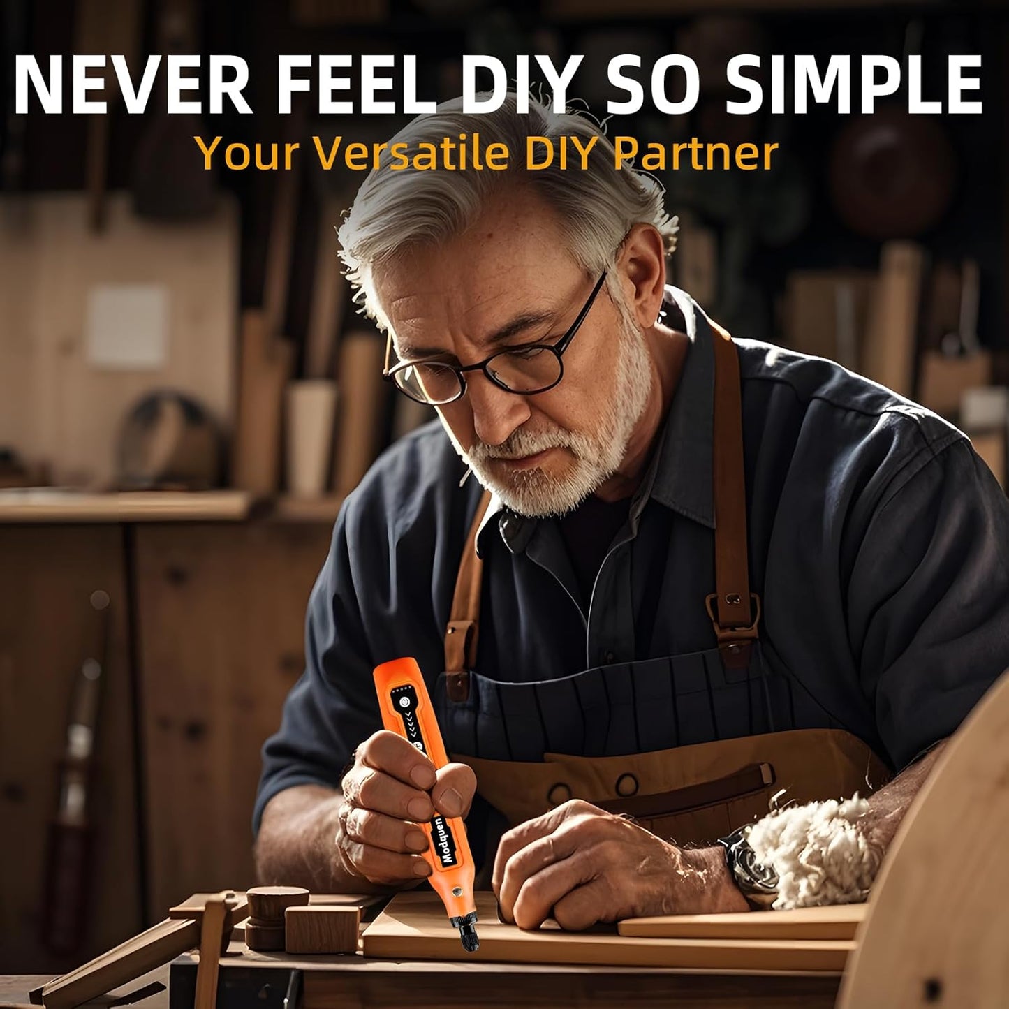 4V Mini Cordless Rotary Tool Kit with 5-Speed Control, USB Charging & LED Light,Includes 78 Accessories for Grinding, Engraving, Drilling, Polishing,Cutting and DIY Crafts