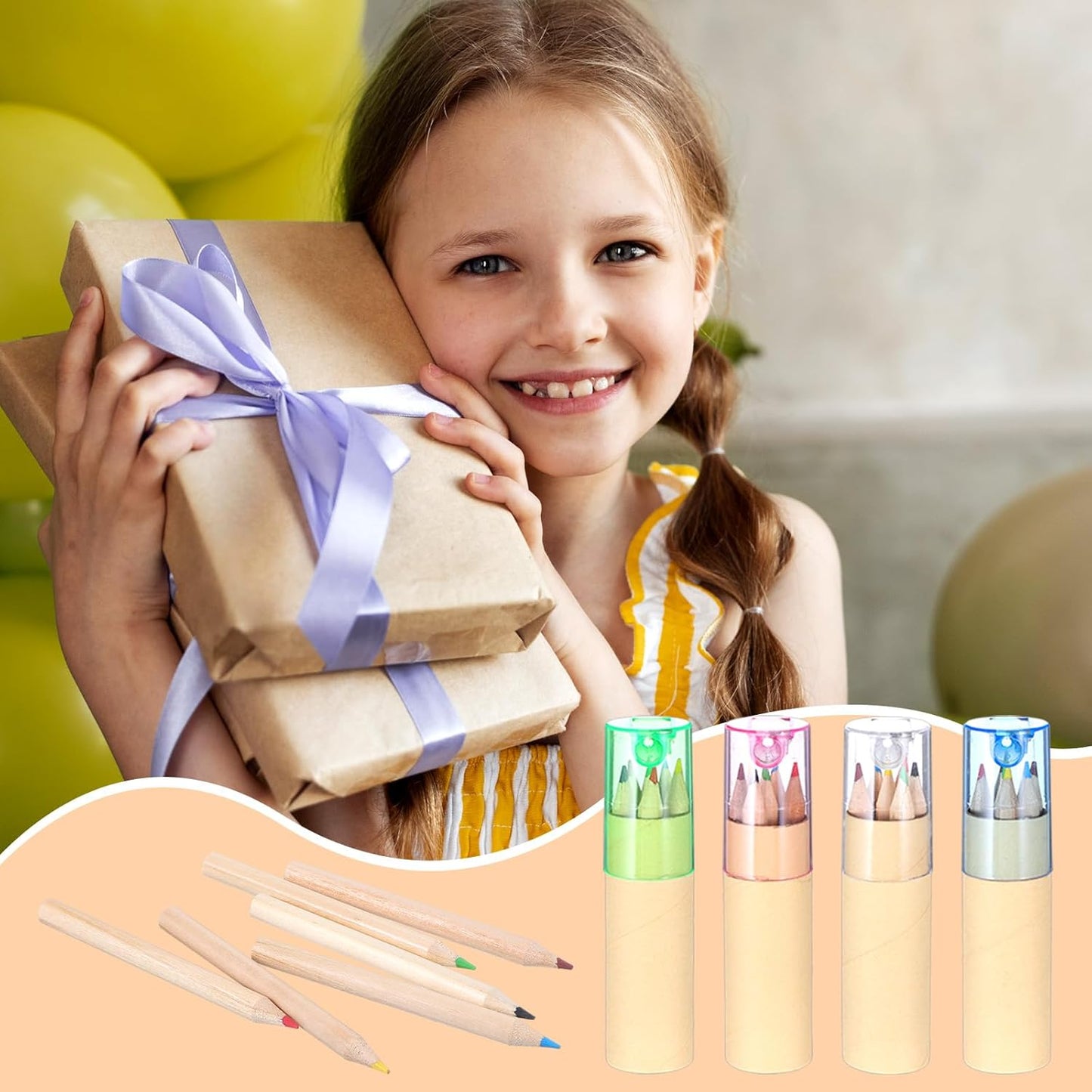 48 Pcs Mini Colored Pencils, Coloring Drawing Pencil Bulk with Sharpener Portable Coloring Pencils Set for Artists Sketching Painting Classroom School Kids Teachers Supplies