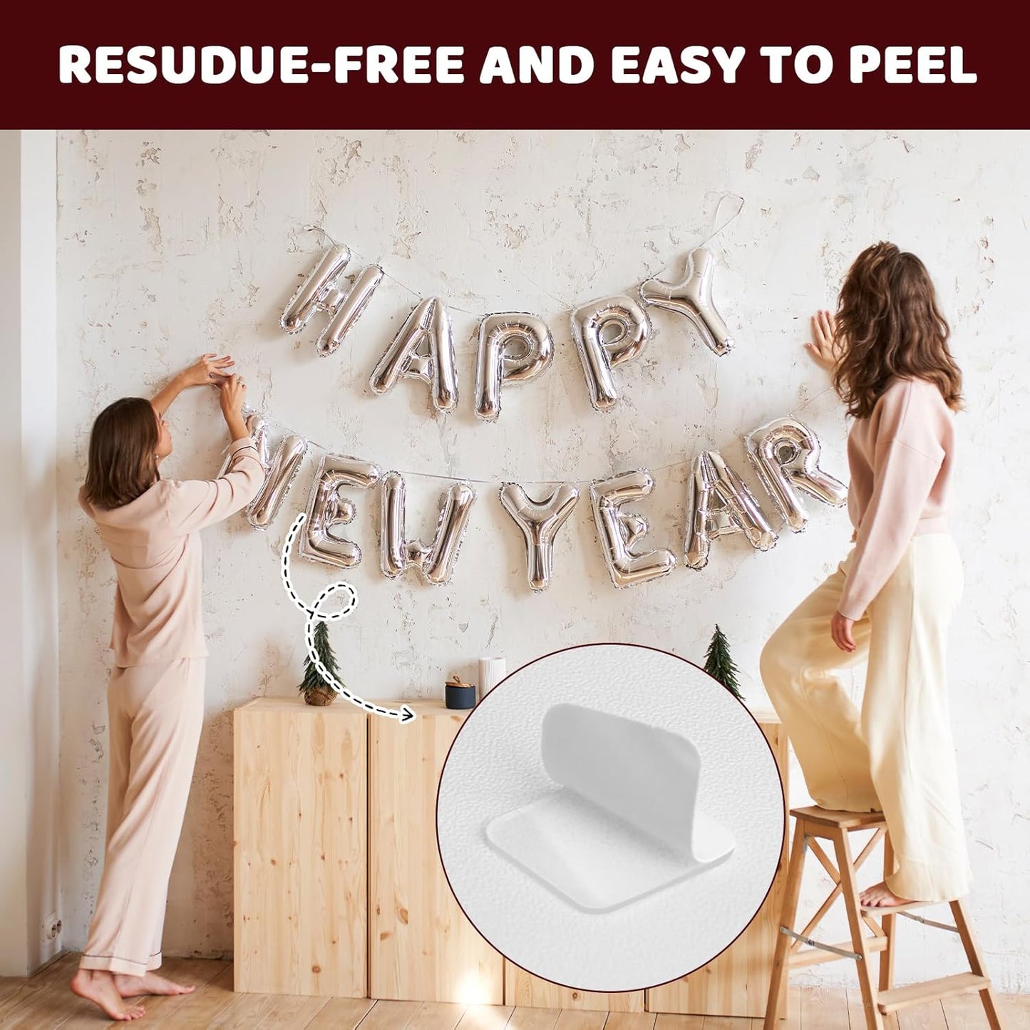 315 PCS Nano Tape Double Sided Squares 0.5" Nano Tape Precut Adhesive Glue Points Double Sided Mounting Putty Picture Hanging Adhesive Dots for Balloon Poster Walls Hanging Removable(Tape)