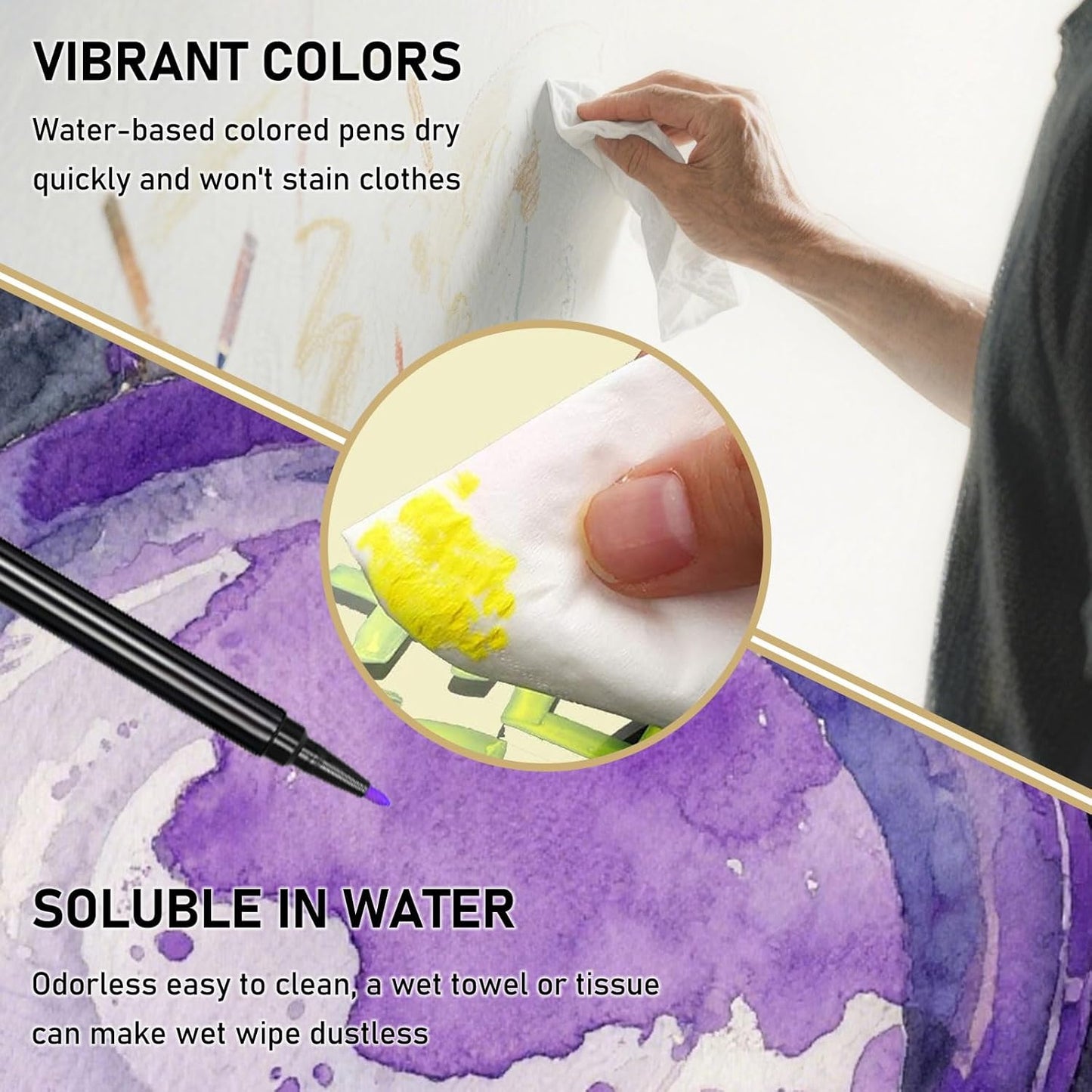 12-Color Markers for LED Note Board with Colors, Compatible with Reusable Doodle Book, Light-Up Acrylic Message Boards,and LED Writing Boards, Neon Markers Erasable Pens