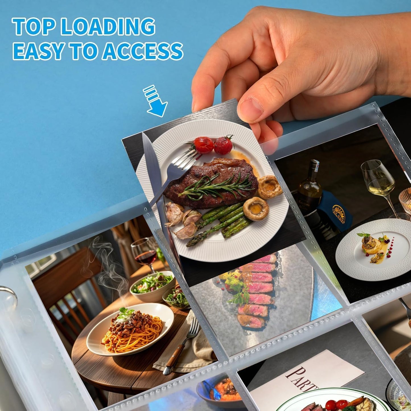 300 Pack 9 Pocket Card Sleeves Binder Sheets,Holds 5400 Cards, Clear Trading Card Sleeve Pages Protector for Trading Card Binder Sleeves Fit for Baseball,Football,Game,Business Cards