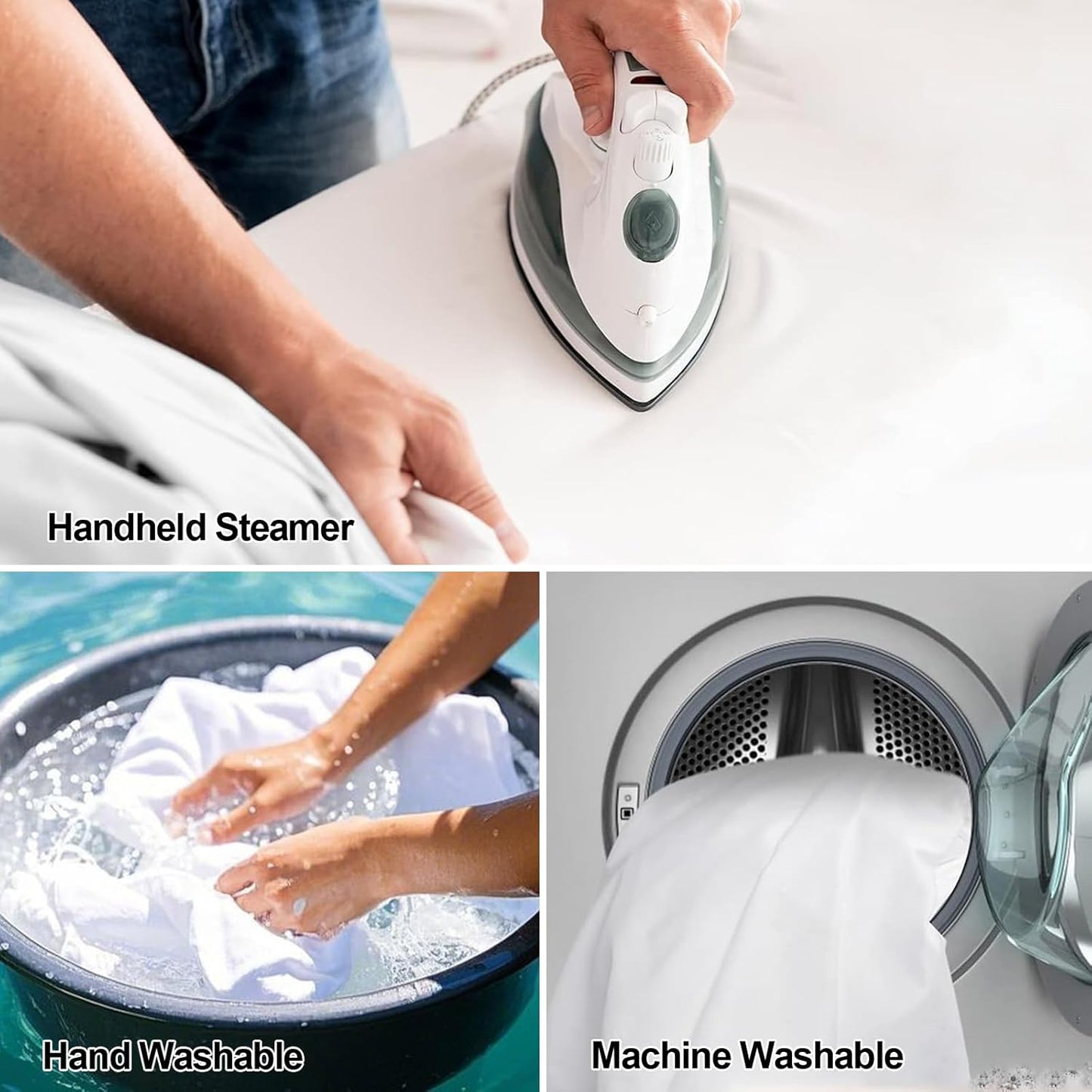 BEIYANG 6X10 Ft White Backdrop for Photography, White Screen Cloth for Product Portrait Streaming Photoshoots Studio, Background Curtain for Ins Photo, Video Recording