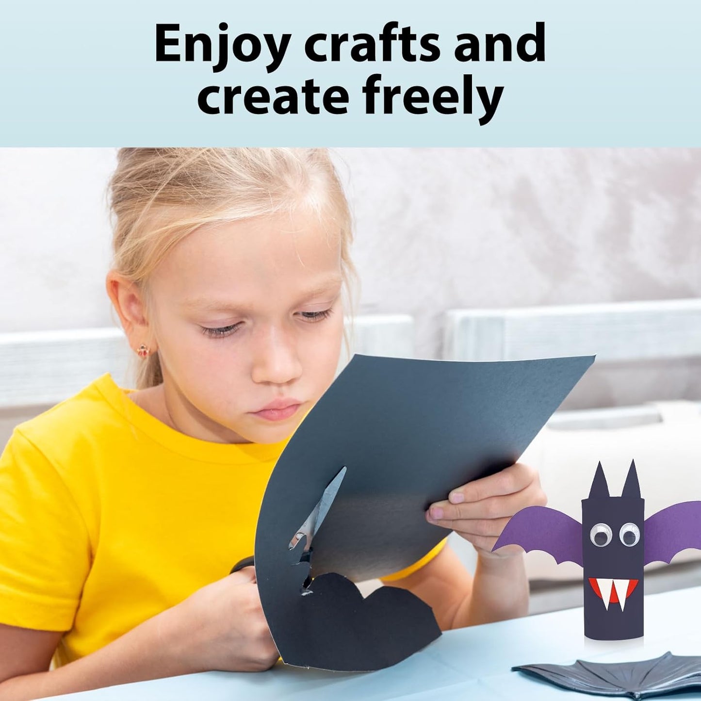 200 Sheets Black Cardstock 11” x 17”, 92lb/250gsm Card Stock, Thick Card Stock Paper, Heavy Cardstock Paper for Printer, Resume, Scrapbooks, Art, Crafts, Business Cards