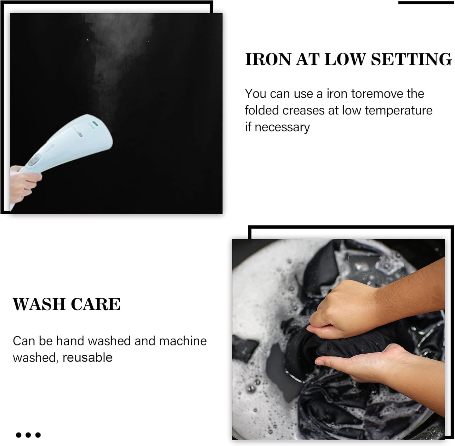 8 x 12 FT Black Backdrop - Premium Polyester for Video Streaming, Portrait Photoshoot, Wall Mounted, Parties and Small Events