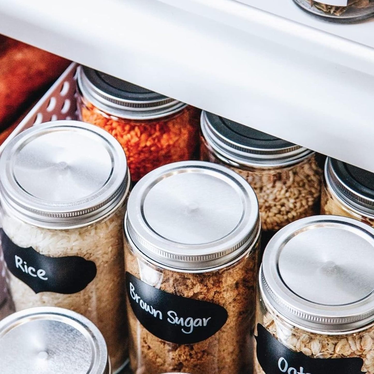 120 Pcs Chalkboard Labels for Storage Bins, Waterproof, Reusable Chalk Tag for Mason Jar, Party Decoration, Craft Rooms, 2 Liquid Chalk Markers