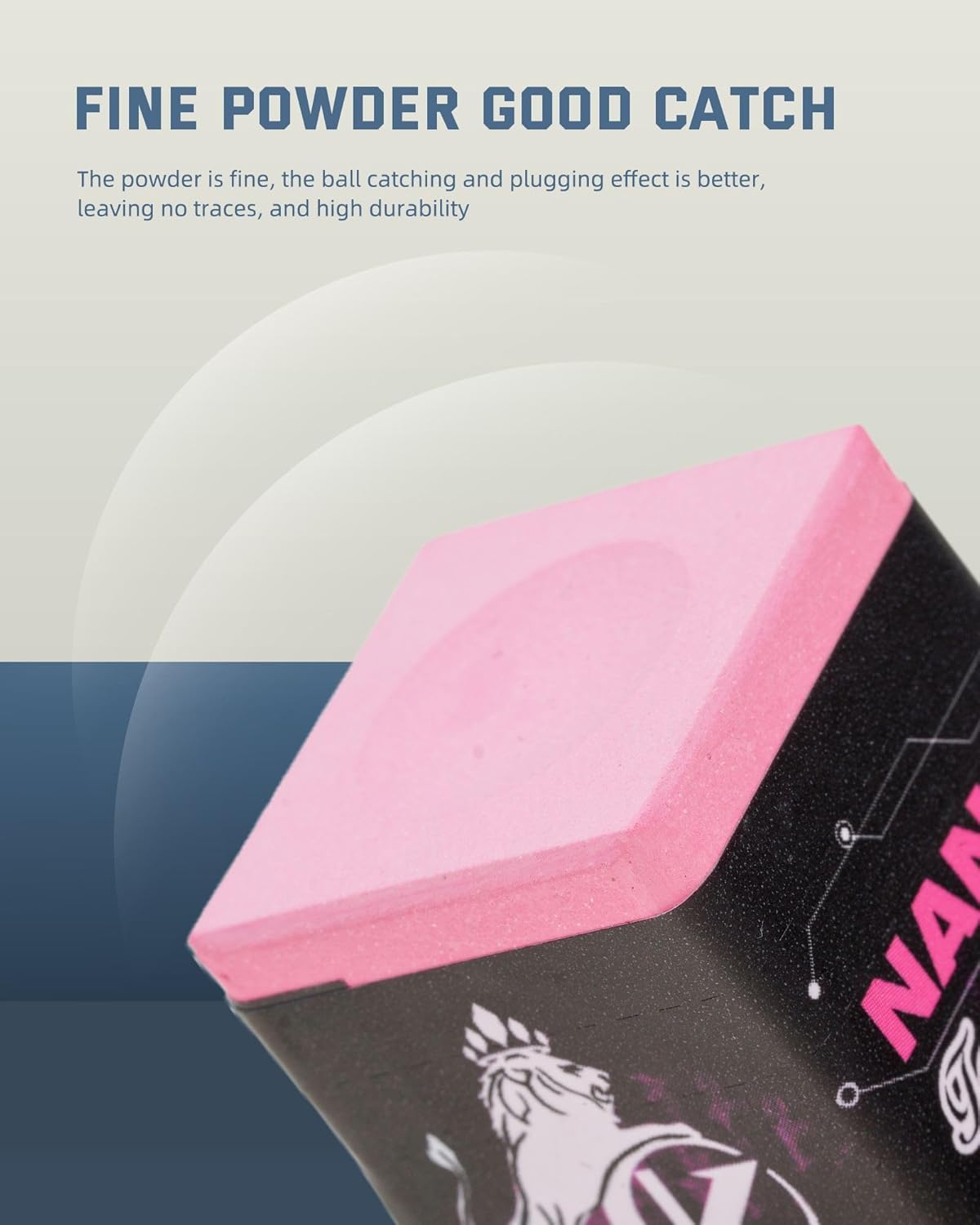 KONLLEN Pool Cue Chalk Nano Technology Billiard Chalk for Professional Tournament Dedicated Pool Chalk (Outstanding Performance, Reduce Miscue, Durable)