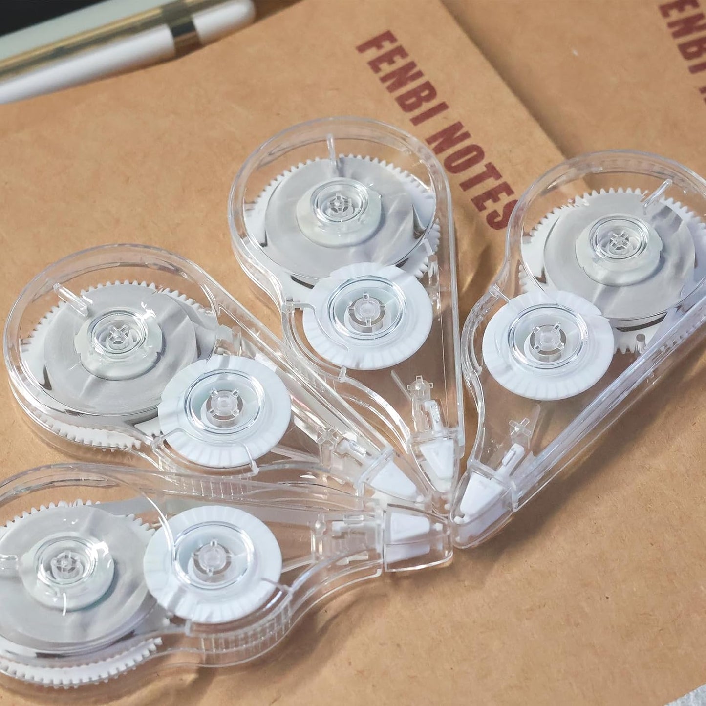 16 Pcs 39.4 Ft Clear Correction Tape, White Wrong Out Tape Roller Bulk for Noting, Teacher Supplies, School, Office