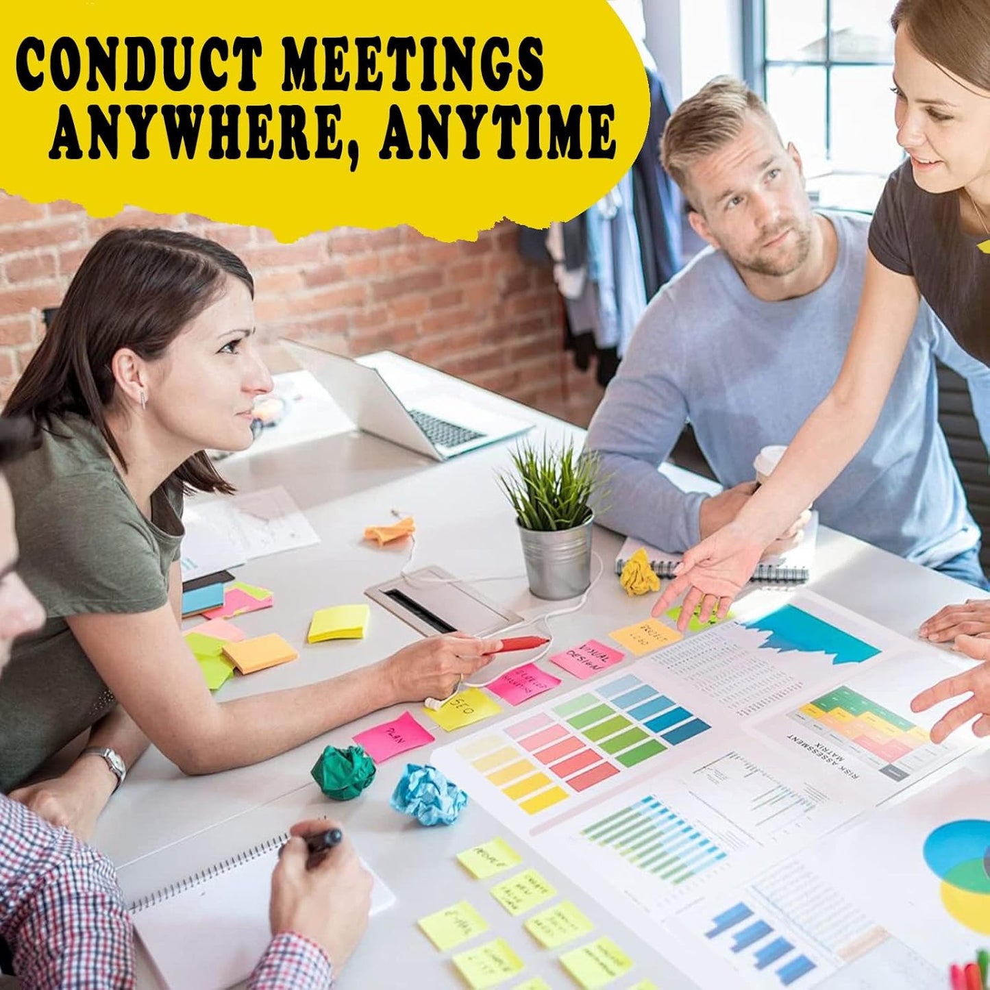 4 Pcs Small Trifold Poster Board, 21.7" x 14.2" Presentation Board, with Double Sided Tapes and Cardboard, White Corrugated Project Boards/Display Board for School Project/Science Fair Display Boards