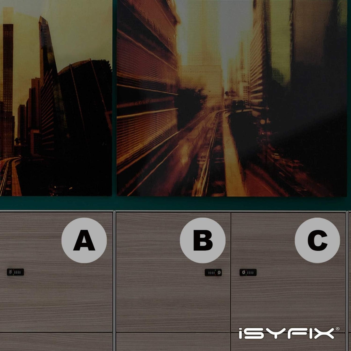 iSYFIX White Vinyl Letters Stickers - 3 inch Self-Adhesive, A to Z, 4 of Each Letter - Premium Decal for Indoor & Outdoor, for Inventory, Storage, Organizing, Alphabet for Boxes, Toolbox, Lockers