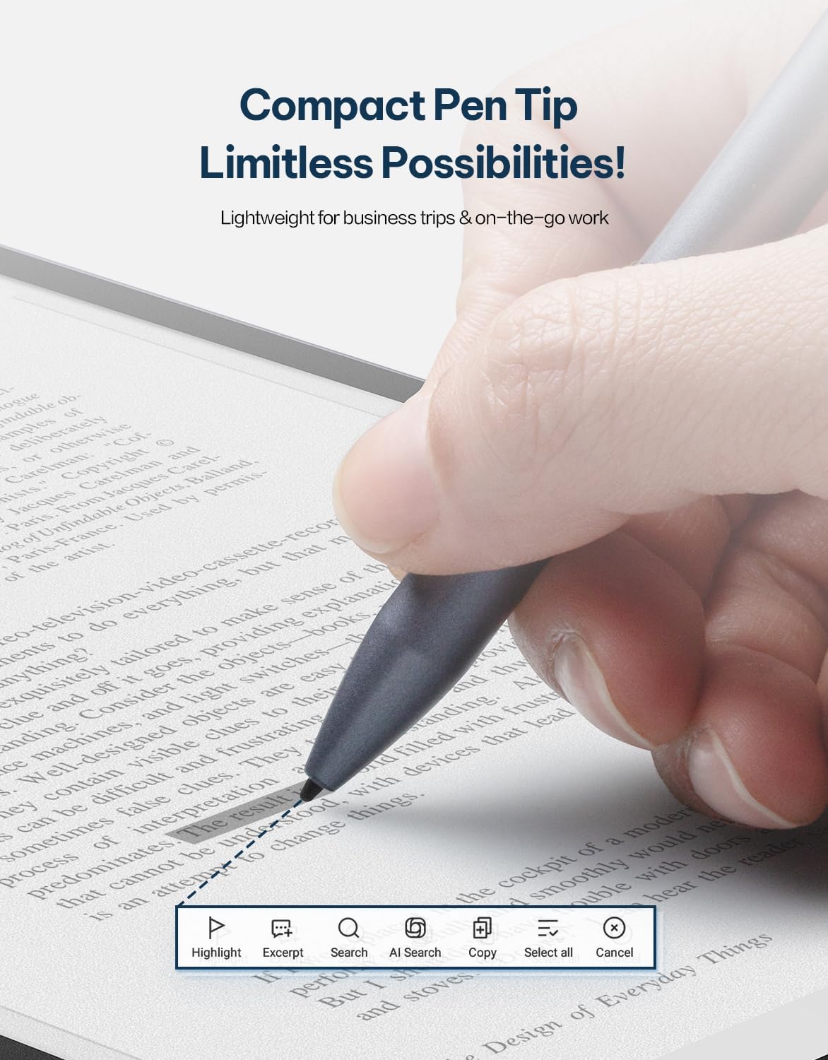 AINOTE Air 2, 8.2" AI E Ink Tablet, Smart Paper Note-Taking Tablet with Stylus & Adjustable Light, ChatGPT-Powered Multi-Language Transcription, Meeting Minutes Schedule Management