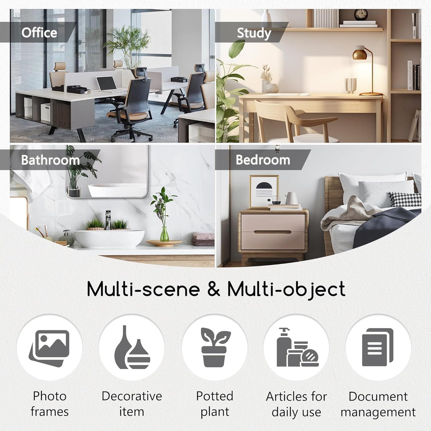 Jerry & Maggie Desktop Organizer Office Storage Rack Adjustable Wood Display Shelf Free Style Double H, Multi-Functional Mini Bookshelf for Desk Natural Stand (Natural Wood Tone)