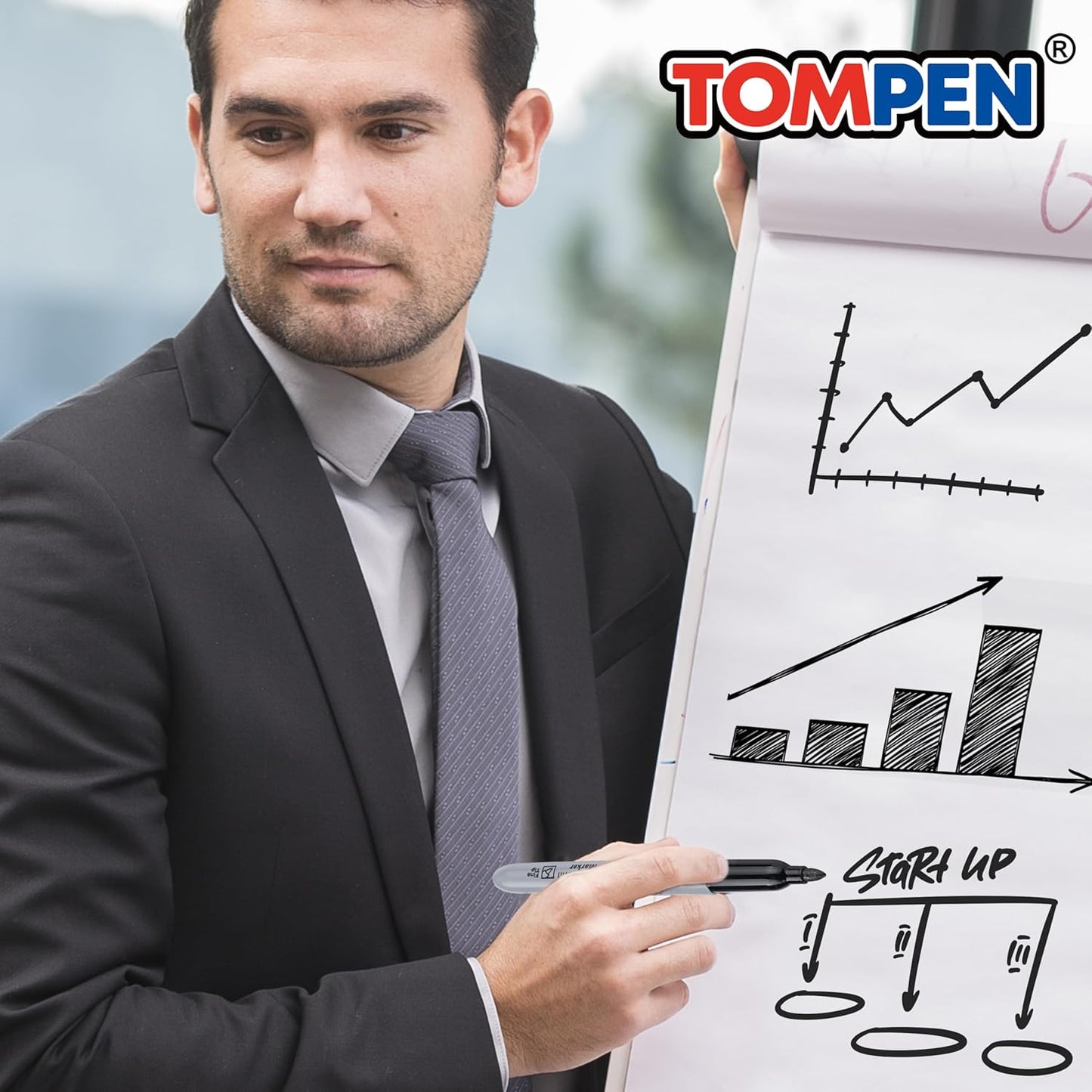 Black Permanent Markers,Fine Tip,160 Pack Bulk,Waterproof Permanent Marker Pens with Quick Drying on Wood,Plastic,Paper,Metal,Mirror for Office School Classroom Home