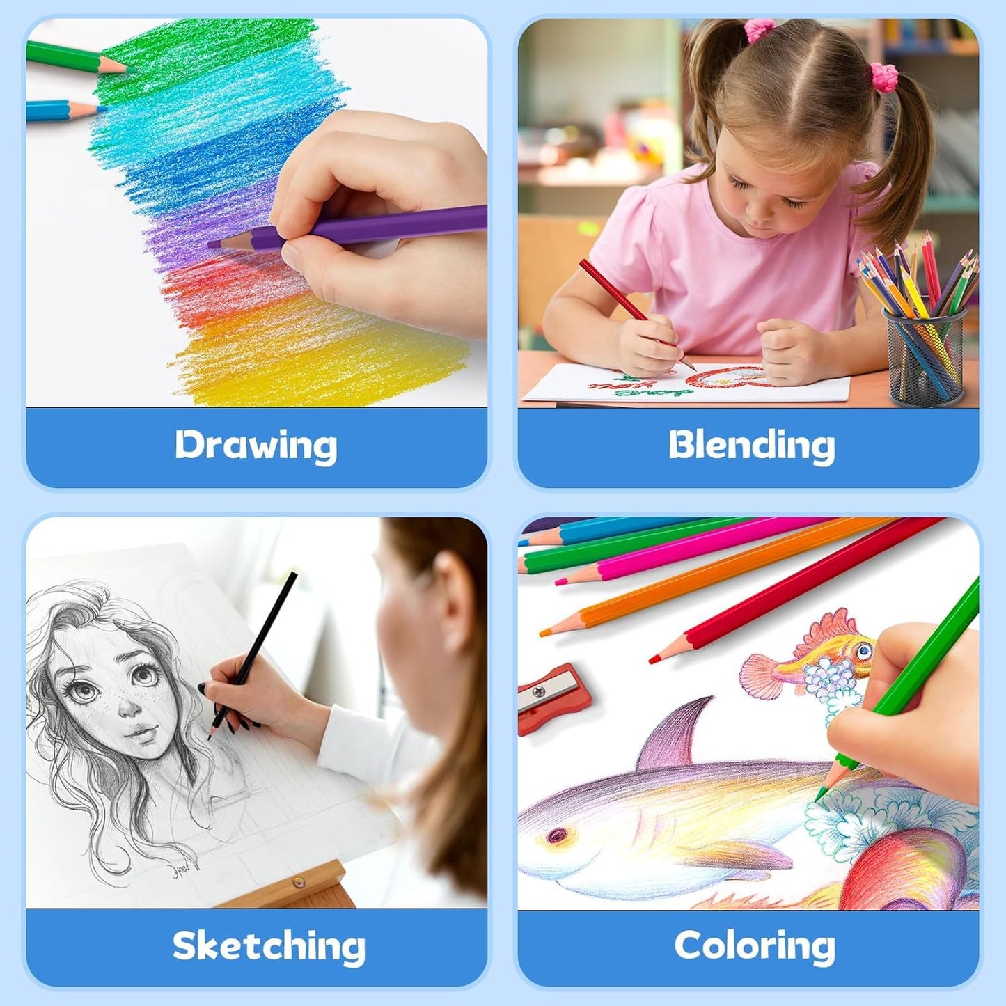 144 Count Colored Pencils for Kids, 12 Pack Colored Pencils Bulk in 12 Vibrant Colors, Pre-sharpened Color Pencil, Bulk School Supplies for Teachers, Classroom Prizes, Art Supplies for Adults