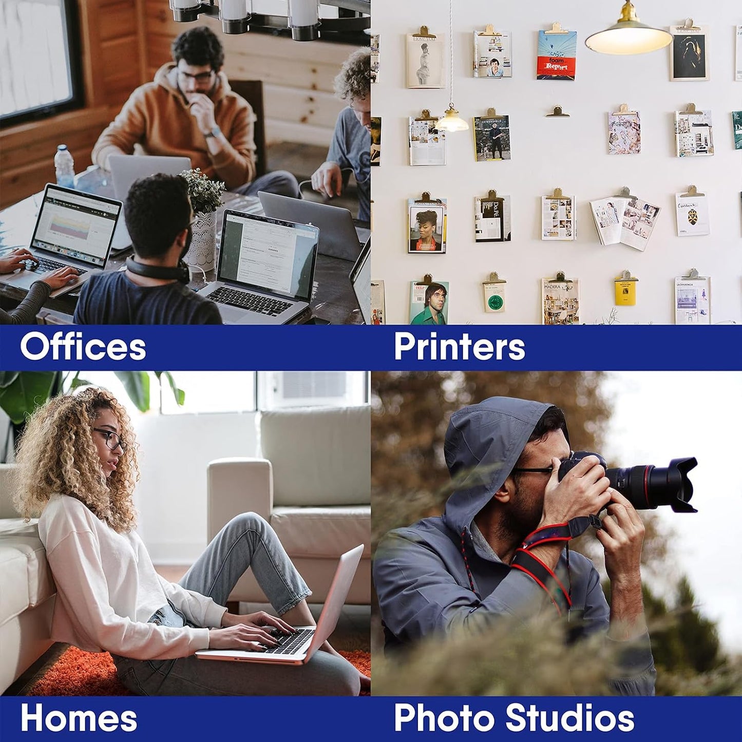 Paper Cutter,Paper Trimmer12" Cutting Length Heavy Duty Guillotine Paper Slicer with Safety Guard and Blade Lock,12 Sheets Capacity,Ideal for Offices,Homes,Printing Shops,Photo Studios (13079GREY)