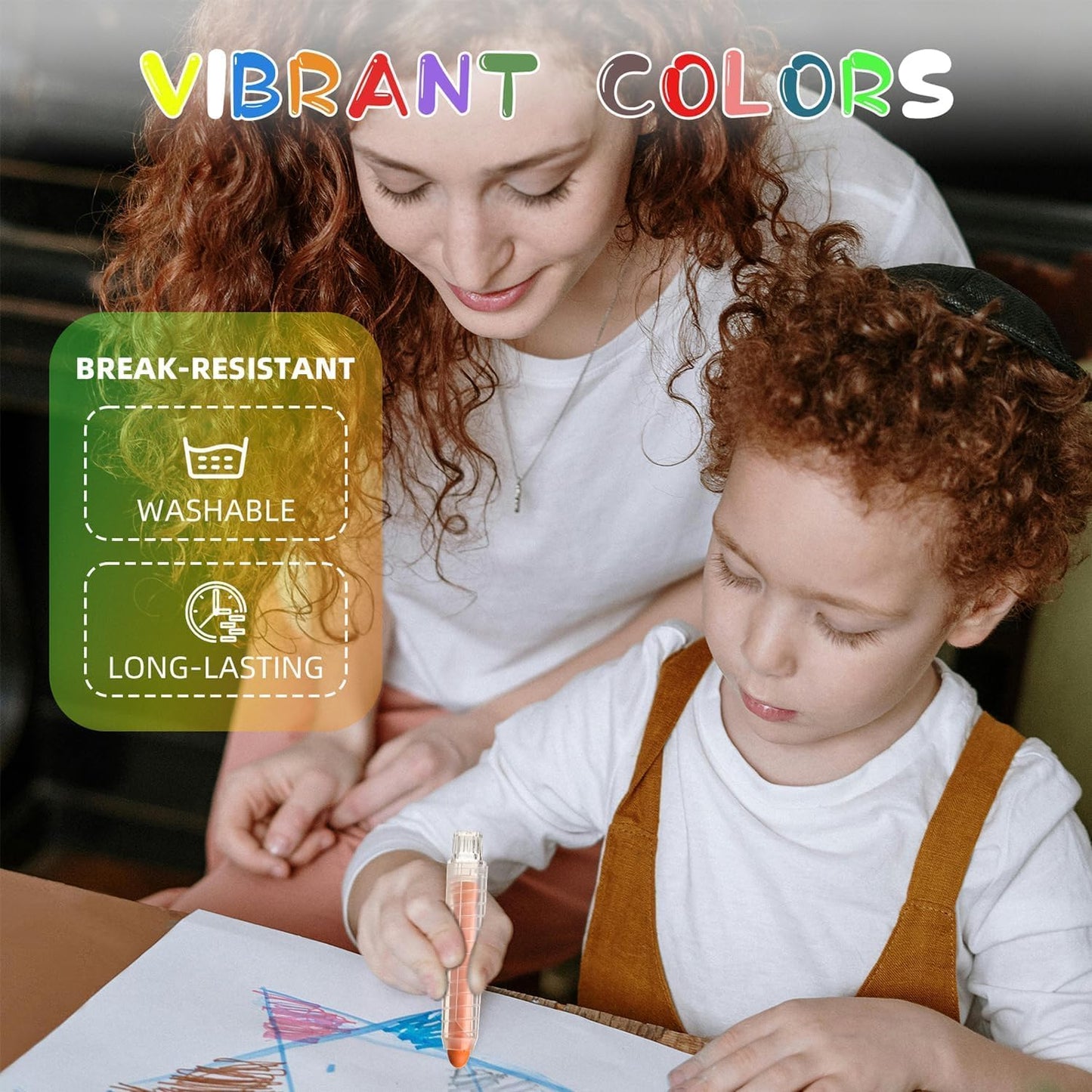 36 Pcs Dustless Chalk Colored twistable Chalk for Blackboard Doodling, Drawing, Writing, Colour Mixture