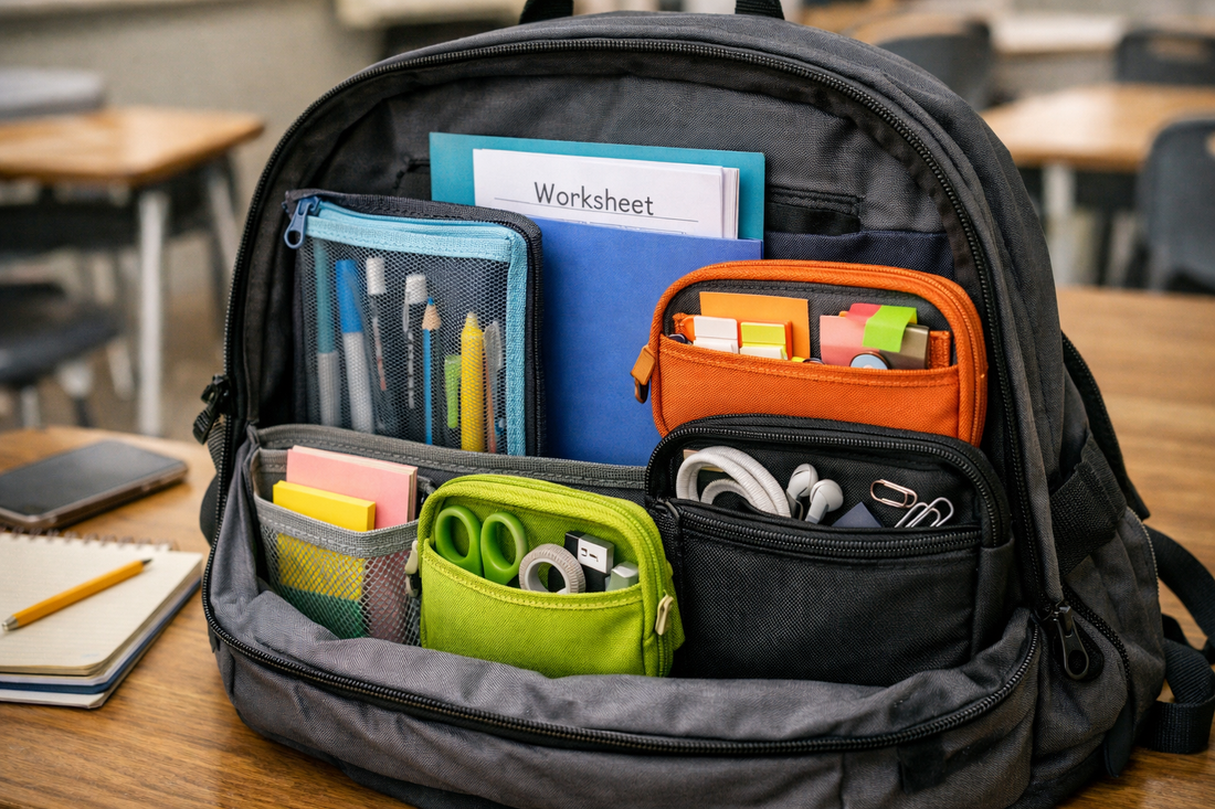 Reducing Backpack Clutter with Compact Organization Tools – THANKBOX
