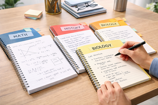 How Notebooks Help Students Stay Organized Across Multiple Subjects