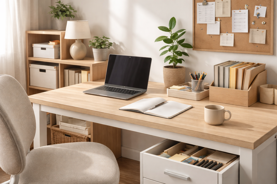 How to Set Up a Home Office That Stays Organized All Day