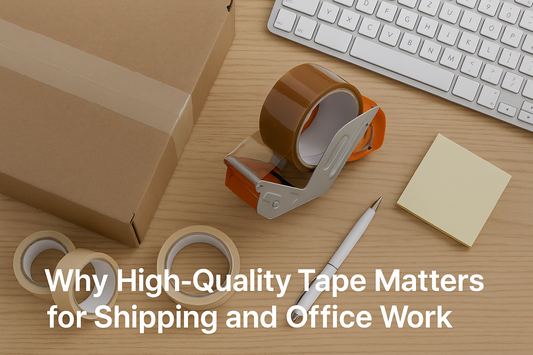 Why High-Quality Tape Matters for Shipping and Office Work