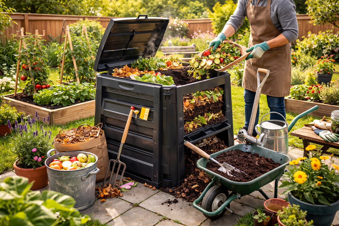 How Outdoor Compost Bins Turn Yard Waste Into Garden-Ready Soil