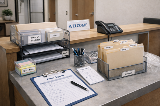 Managing Front Office Reception Areas with Practical Supplies