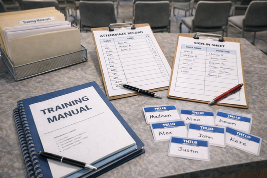 Preparing Training Sessions with Structured Printed Materials