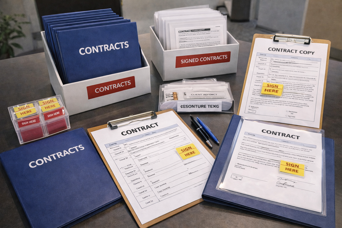 Improving Contract Signing Processes with Structured Document Supplies