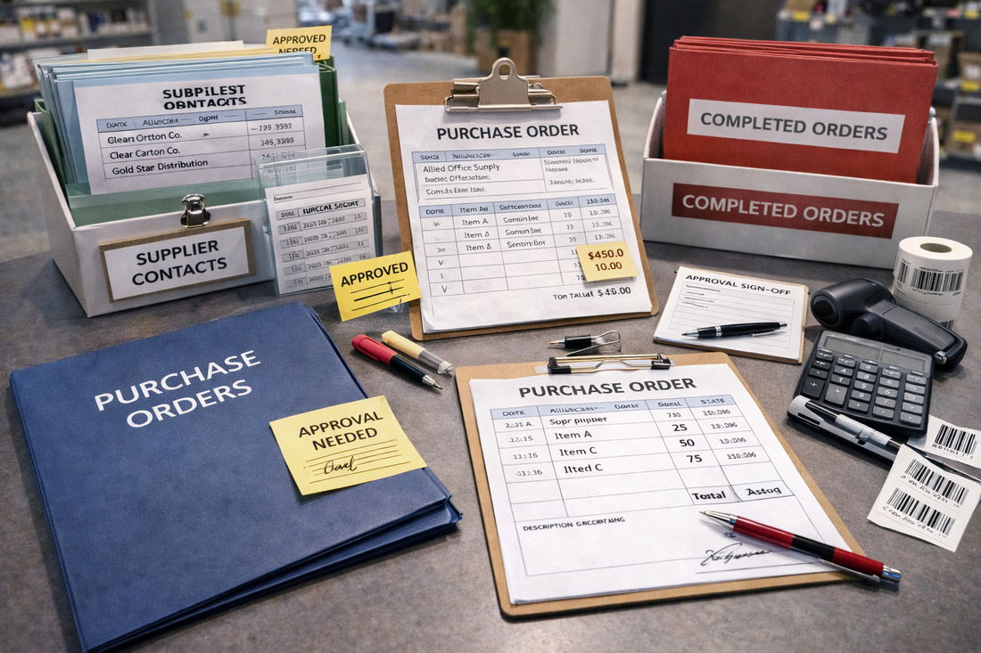 Creating Clear Vendor Order Forms for Better Purchasing Control