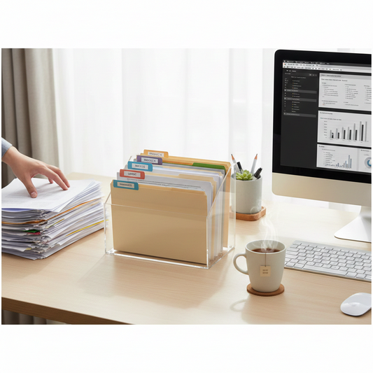 Why a Vertical File Organizer Helps You Find Documents Faster