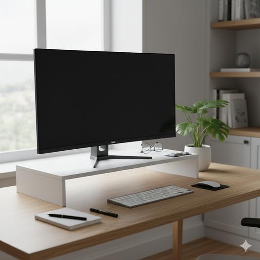 Why a Desk Shelf Riser Creates More Space Without a Bigger Desk