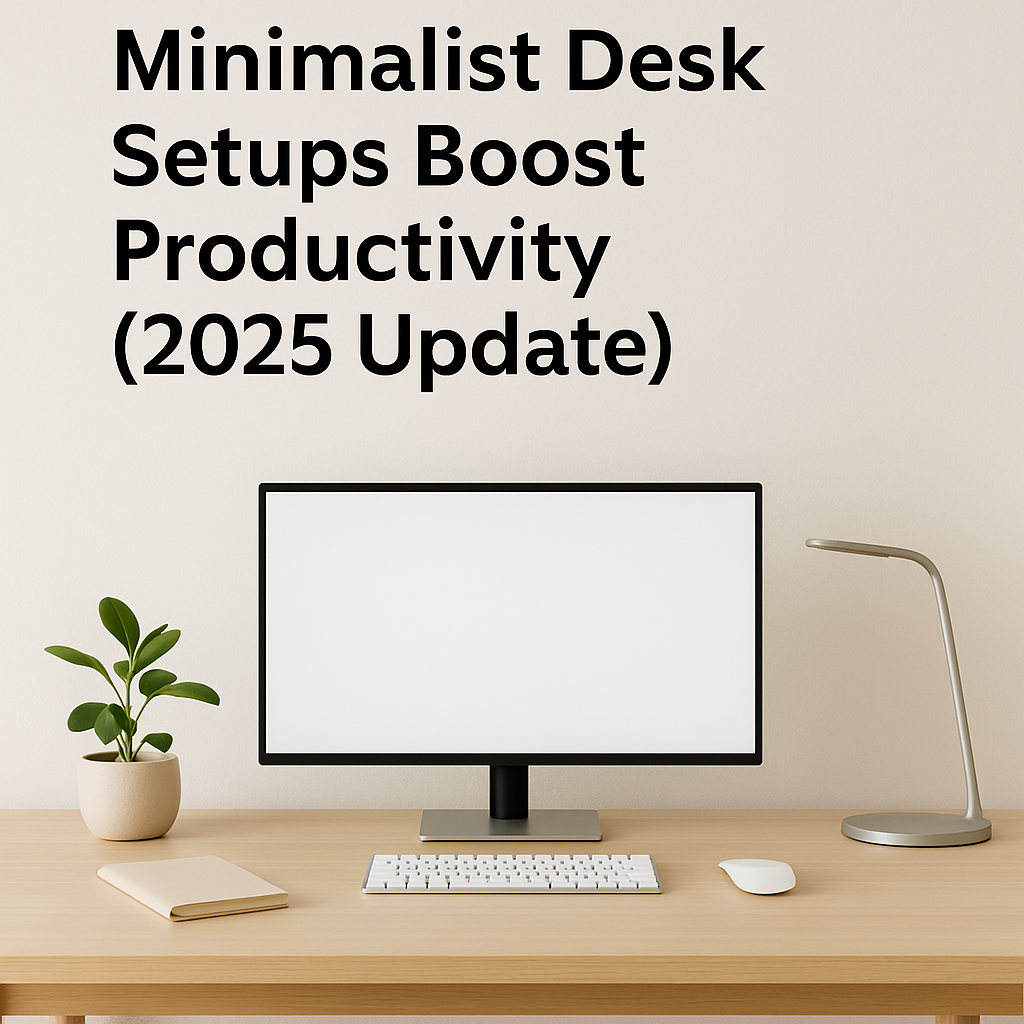 How Minimalist Desk Setups Boost Productivity (2025 Update)