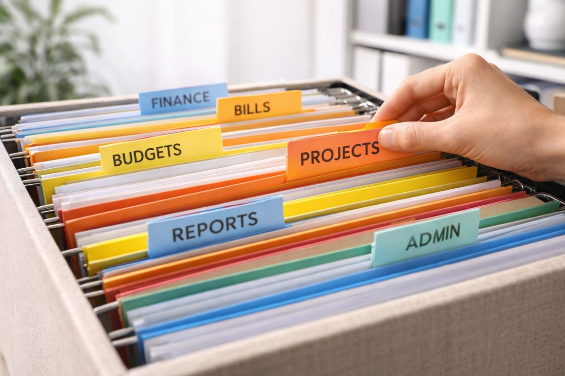 How File Folders Help Keep Important Documents Easy to Find