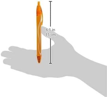 BIC Gelocity Quick Dry Assorted Colors Gel Pens, Medium Point (0.7mm), Retractable Colored Pens with Comfortable Grip, Pack of 8