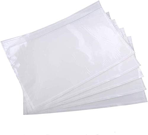 6" x 9" Clear Plastic Adhesive Packing List Mailing/Shipping Envelope Pouch (500-Pack)