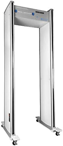 6 Zone Walk-Through Metal Detector,Metal Detector Door Frame,Door Sensor,Detector Sensor,Airport Baggage Scanner Safety,Metro and Train Station Checkpoint Detector