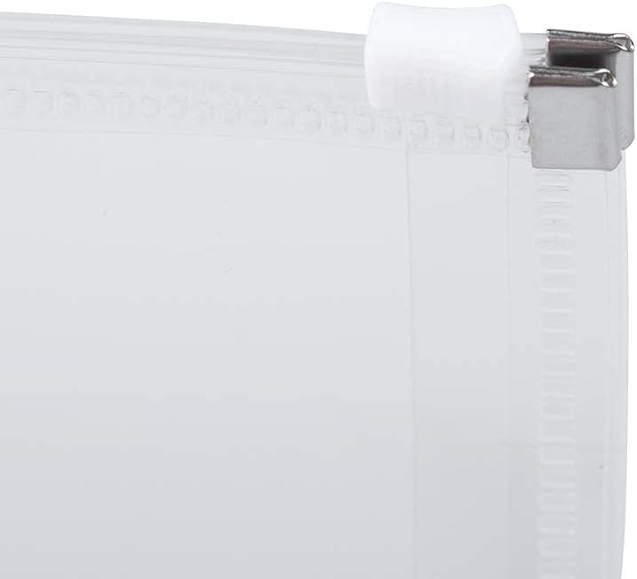 JAM PAPER Plastic Envelopes with Zip Closure - #10 Booklet Wallet - 5 x 10 - Clear - 12/Pack