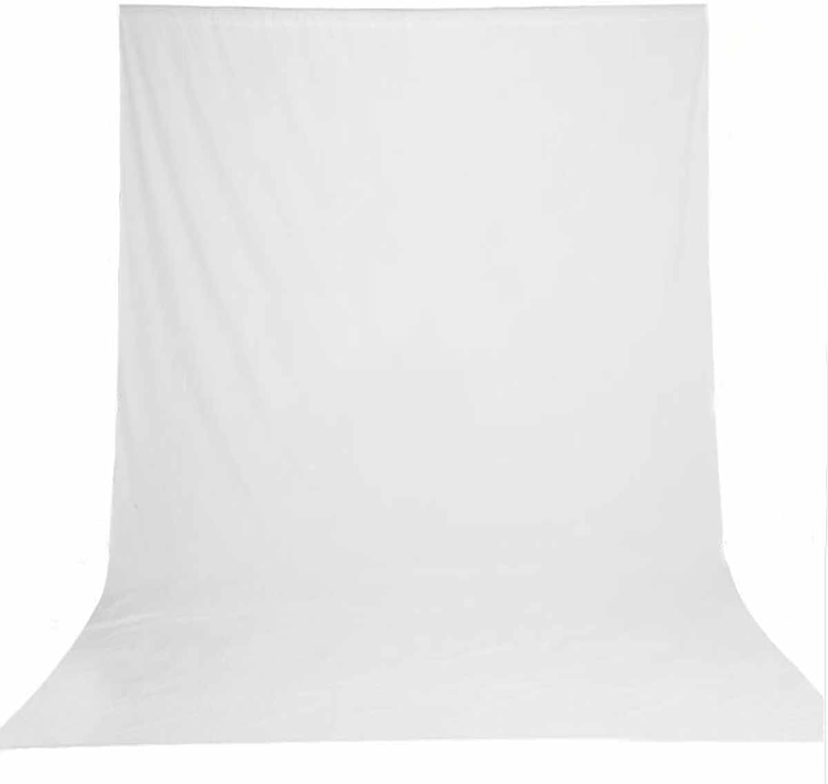 5X7ft Photo Backdrop White Backdrop for Photoshoot, Non-Reflective Soft White Backdrop for Home Studio, Baby Photography, YouTube Content & Live Streaming（only 1x Background）