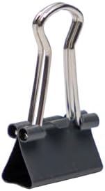 JAM PAPER Colorful Binder Clips - Extra Small - 3/5 Inch (15 mm) - Grey Binderclips - 30/Pack