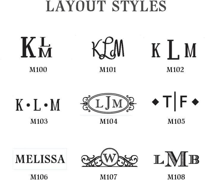 Personalized Decorative Monogram Letter Opener Paper Cutting Knife Premium Antiqued Metal for Envelopes with Vintage Detail 7” Long - Choice of Monogram Style