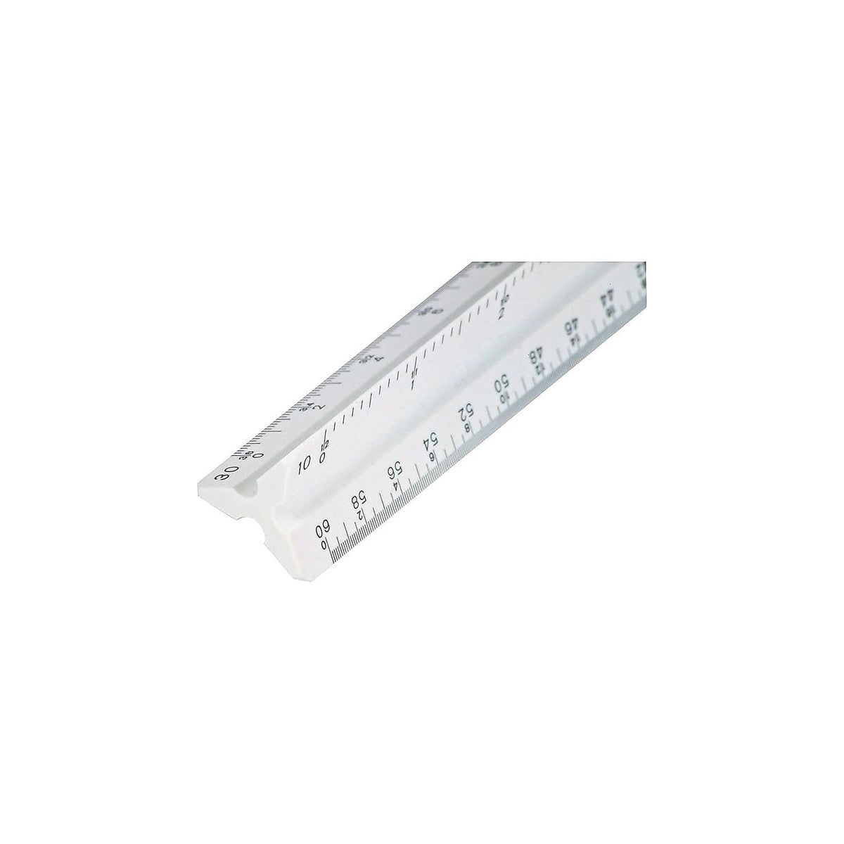 STAEDTLER 12in Engineer Scale Ruler - Triangular Engineering Ruler wit ...